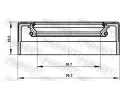 FEBEST Tsnic krouek kloubovho hdele FBS 95NES-40551010C, 95NES-40551010C