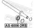 FEBEST Loisko stednho loiska kloubovho hdele FBS AS-6006-2RS, AS-6006-2RS