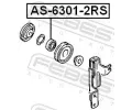 FEBEST Ložisko FBS AS-6301-2RS, AS-6301-2RS