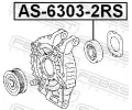 FEBEST Ložisko FBS AS-6303-2RS, AS-6303-2RS
