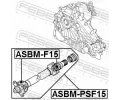 FEBEST Kloubový hřídel pohonu nápravy FBS ASBM-PSF15, ASBM-PSF15