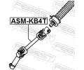 FEBEST Hřídel řízení FBS ASM-KB4T, ASM-KB4T