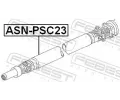 FEBEST Kloubov� h��del pohonu n�pravy FBS ASN-PSC23, ASN-PSC23