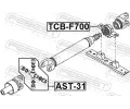 FEBEST Kloub podlnho hdele FBS AST-31, AST-31