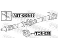 FEBEST Kloub podlnho hdele FBS AST-GGN15, AST-GGN15