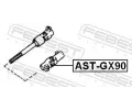 FEBEST Hřídel řízení FBS AST-GX90, AST-GX90