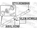FEBEST Kloub podlnho hdele FBS ASVL-XC90, ASVL-XC90