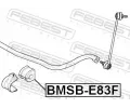 FEBEST Drk pnho stabiliztoru FBS BMSB-E83F, BMSB-E83F