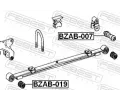 FEBEST Loiskov pouzdro listov pruiny FBS BZAB-007, BZAB-007