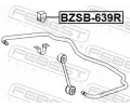 FEBEST Držák příčného stabilizátoru FBS BZSB-639R, BZSB-639R