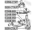 FEBEST Uloen dicho mechanismu FBS CDAB-001, CDAB-001