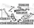 FEBEST Uloen dicho mechanismu FBS CDAB-010, CDAB-010