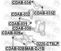 FEBEST Uložení řídicího mechanismu FBS CDAB-034, CDAB-034