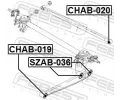 FEBEST Uloen dicho mechanismu FBS CHAB-020, CHAB-020