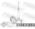 FEBEST Pouzdro tlumie FBS CHAB-AVERS, CHAB-AVERS