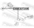 FEBEST Zaven tla npravy FBS CHAB-AVT200R, CHAB-AVT200R