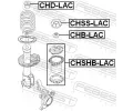 FEBEST Valiv loisko prun vzpry FBS CHB-LAC, CHB-LAC