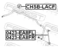 FEBEST Drk pnho stabiliztoru FBS CHSB-LACF, CHSB-LACF