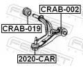 FEBEST Uložení řídicího mechanismu FBS CRAB-019, CRAB-019