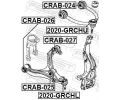 FEBEST Uloen dicho mechanismu FBS CRAB-024, CRAB-024