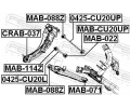 FEBEST Uloen dicho mechanismu FBS CRAB-037, CRAB-037