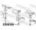 FEBEST Zaven tla npravy FBS CRAB-064, CRAB-064