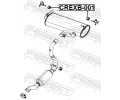 FEBEST Zarka tlumie vfuku FBS CREXB-001, CREXB-001