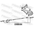 FEBEST Uložení řídicího mechanismu FBS CRSB-004, CRSB-004