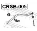 FEBEST Držák příčného stabilizátoru FBS CRSB-005, CRSB-005