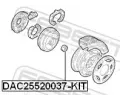 FEBEST Sada loiska kola FBS DAC25520037-KIT, DAC25520037-KIT