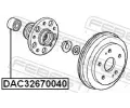 FEBEST Loisko kola FBS DAC32670040, DAC32670040