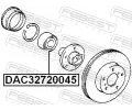FEBEST Loisko kola FBS DAC32720045, DAC32720045