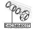 FEBEST Ložisko kola FBS DAC34640037, DAC34640037