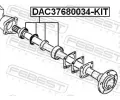 FEBEST Sada ložiska kola FBS DAC37680034-KIT, DAC37680034-KIT