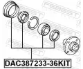 FEBEST Sada loiska kola FBS DAC387233-36KIT, DAC387233-36KIT