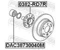 FEBEST Loisko kola FBS DAC38730040M, DAC38730040M