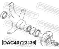 FEBEST Loisko kola FBS DAC40723336, DAC40723336