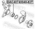 FEBEST Sada loiska kola FBS DAC40740040-KIT, DAC40740040-KIT