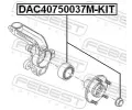 FEBEST Ložisko kola FBS DAC40750037M-KIT, DAC40750037M-KIT