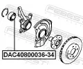 FEBEST Loisko kola FBS DAC40800036-34, DAC40800036-34
