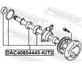 FEBEST Sada loiska kola FBS DAC40804445-KIT2, DAC40804445-KIT2