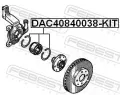 FEBEST Sada loiska kola FBS DAC40840038-KIT, DAC40840038-KIT