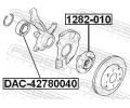 FEBEST Lo�isko kola FBS DAC42780040, DAC42780040