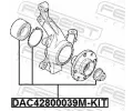 FEBEST Sada loiska kola FBS DAC42800039M-KIT, DAC42800039M-KIT