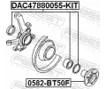 FEBEST Loisko kola FBS DAC47880055-KIT, DAC47880055-KIT