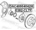 FEBEST Ložisko kola FBS DAC48864042M, DAC48864042M