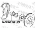 FEBEST Ložisko kola FBS DAC52910040M, DAC52910040M