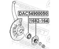 FEBEST Loisko kola FBS DAC54900050, DAC54900050