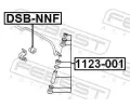 FEBEST Drk pnho stabiliztoru FBS DSB-NNF, DSB-NNF