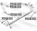 FEBEST Pouzdro tlumiče FBS FDAB-005, FDAB-005